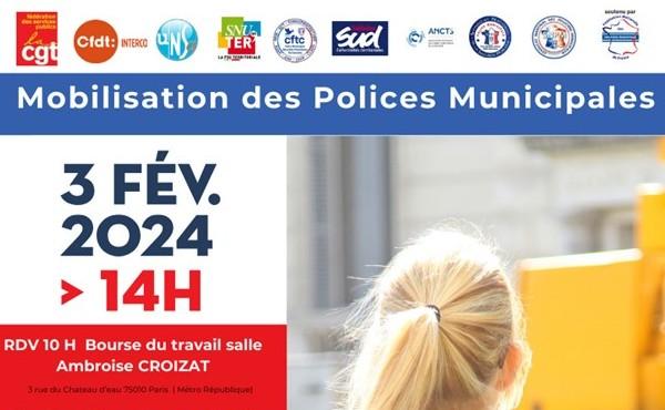 mobilisation polices municipales 3 février