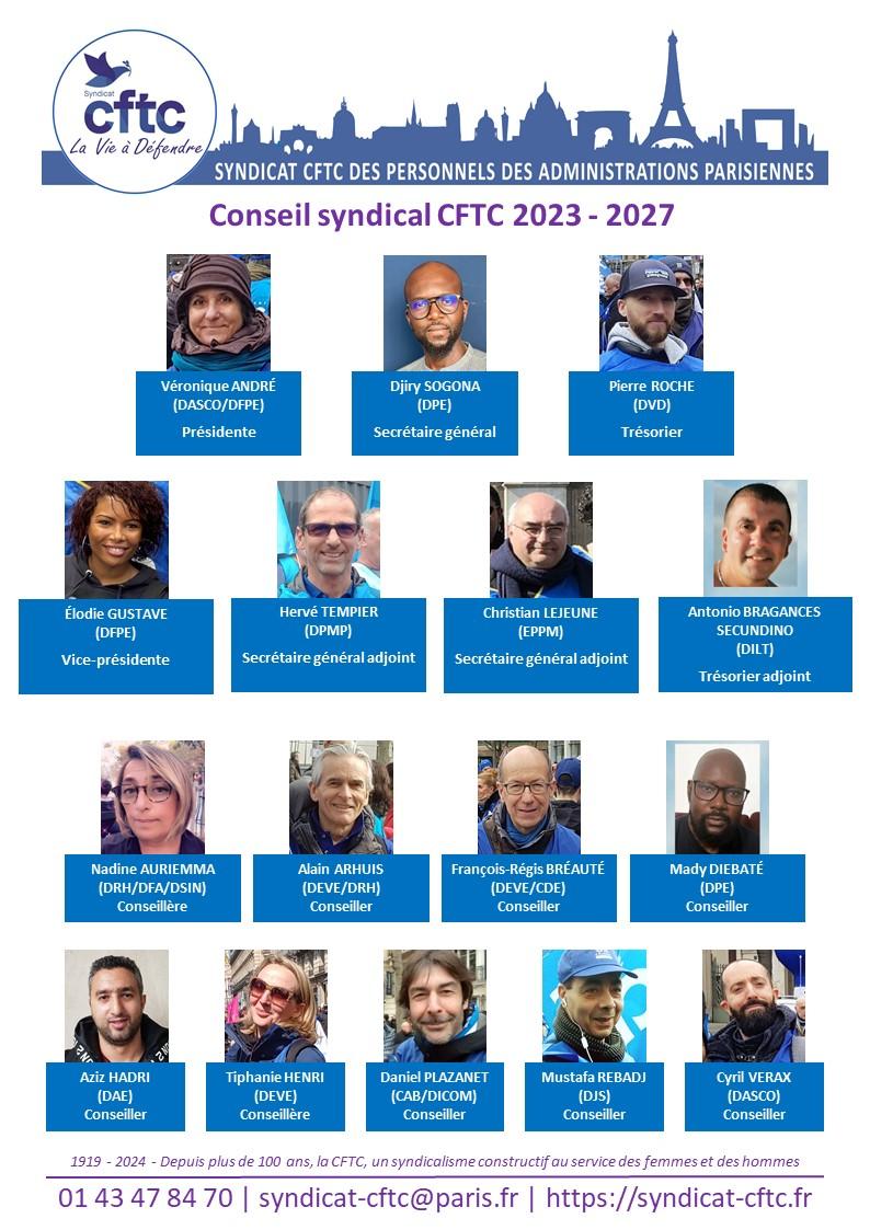 Conseil CFTC Ville Paris 2023 2027