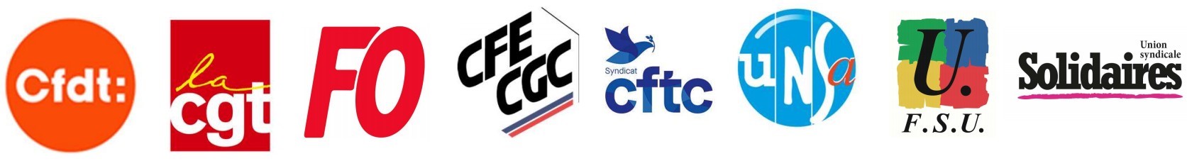 logos intersyndicale 18 septembre 2025