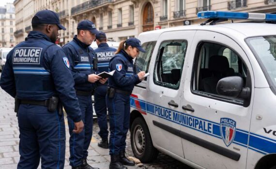 véhicule police municipale caillassée cftc paris